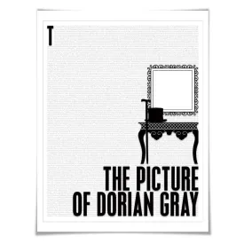 The Picture of Dorian Gray. Oscar Wilde. Literary Art Print. 4 Sizes. Literature Poster. Book Art