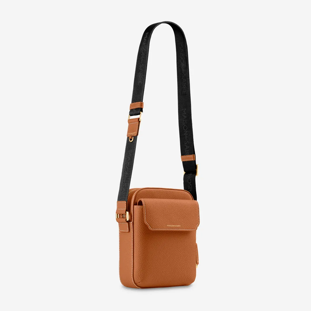 The Small Messenger Bag - Pecan Brown