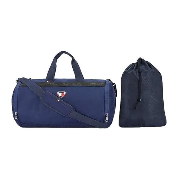 Tommy Hilfiger Wesley Navy Duffel Gym Bag - Stylish & Durable Travel Companion