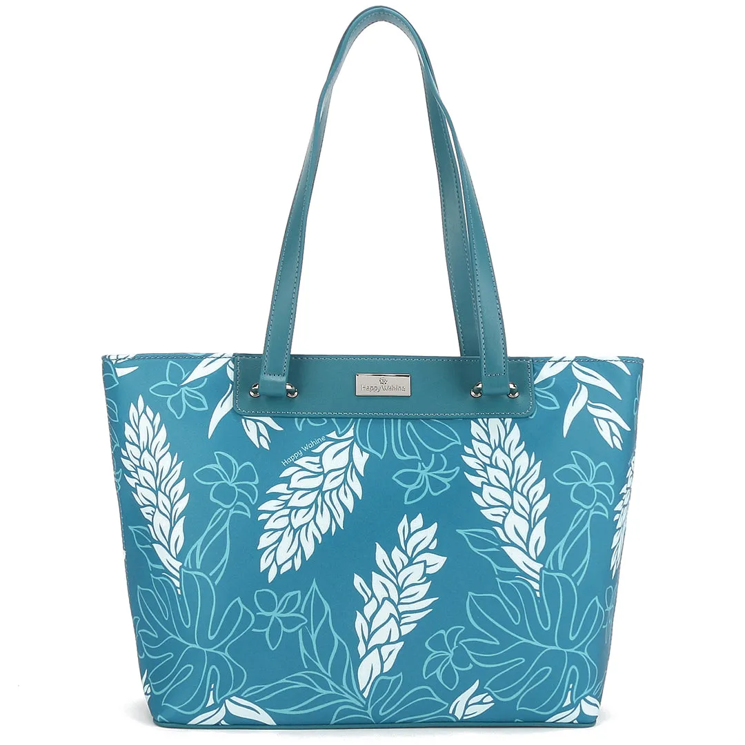 Tote Large Ke'olu Ginger Teal