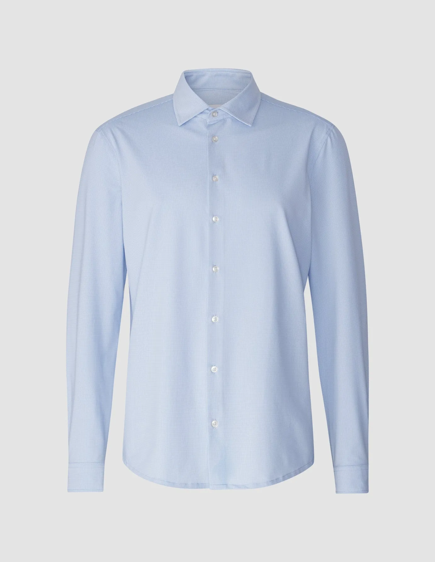 Travel Shirt Light Blue Regular