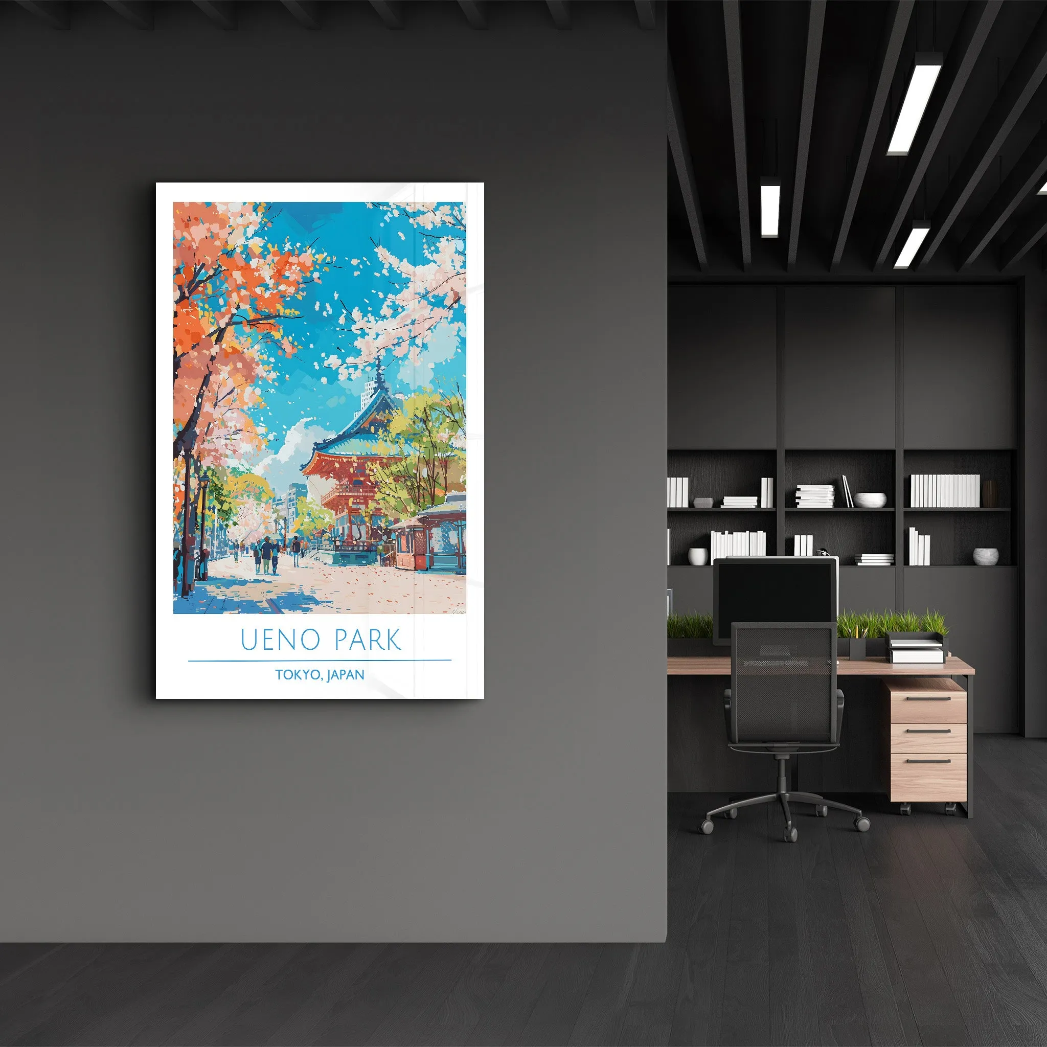 Ueno Park-Tokyo Japan-Travel Posters | Glass Wall Art