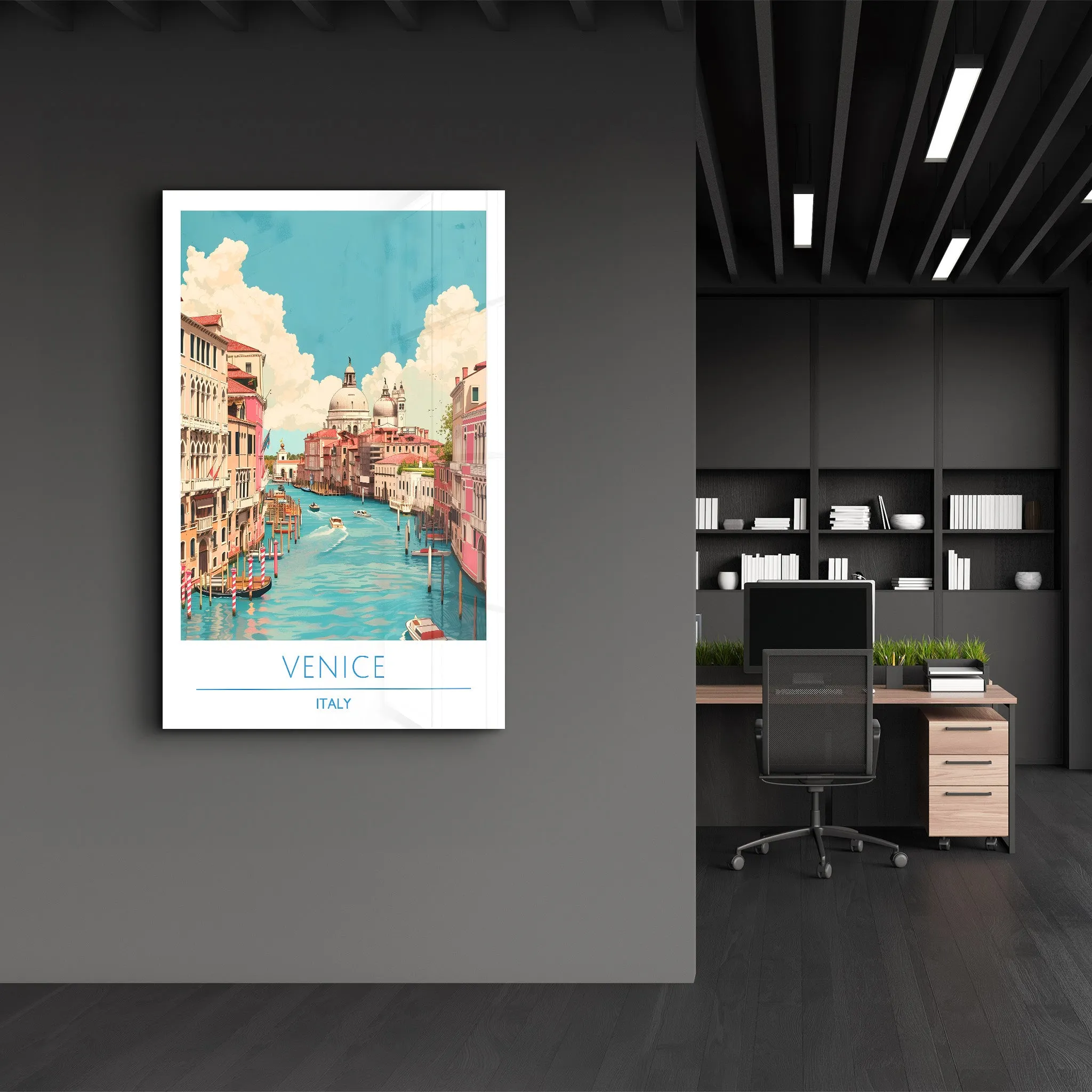 Venice Italy-Travel Posters | Glass Wall Art