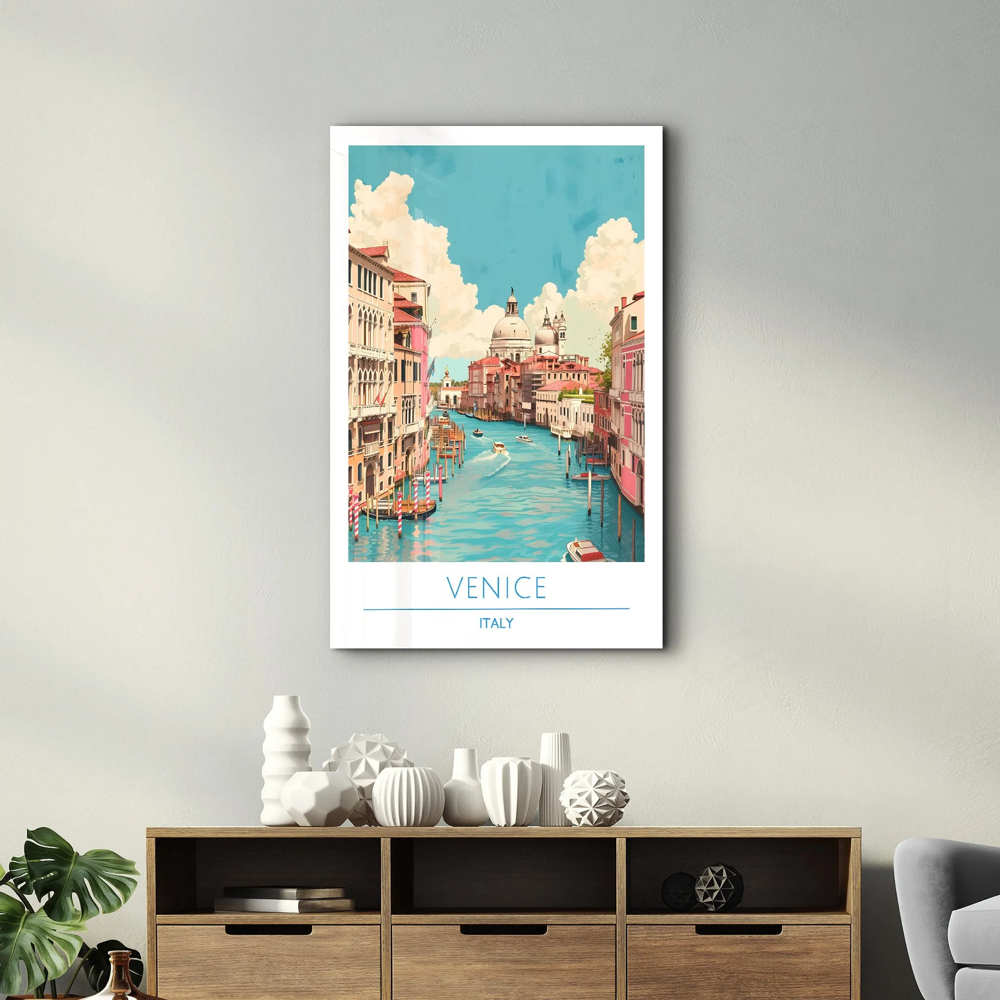 Venice Italy-Travel Posters | Glass Wall Art