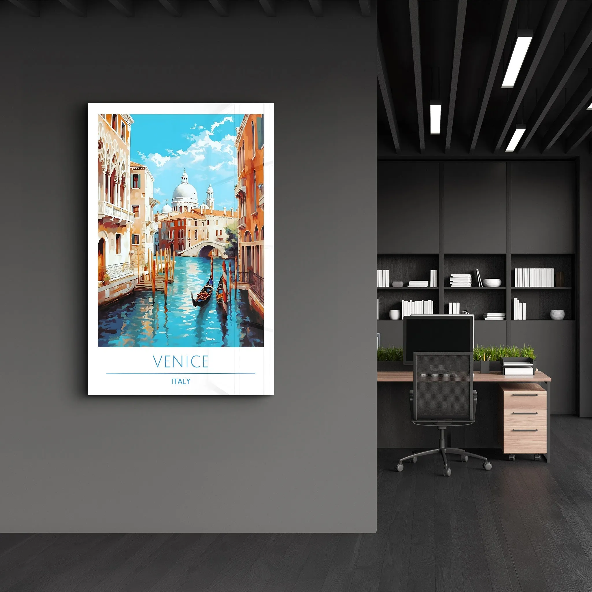 Venice Italy-Travel Posters | Glass Wall Art