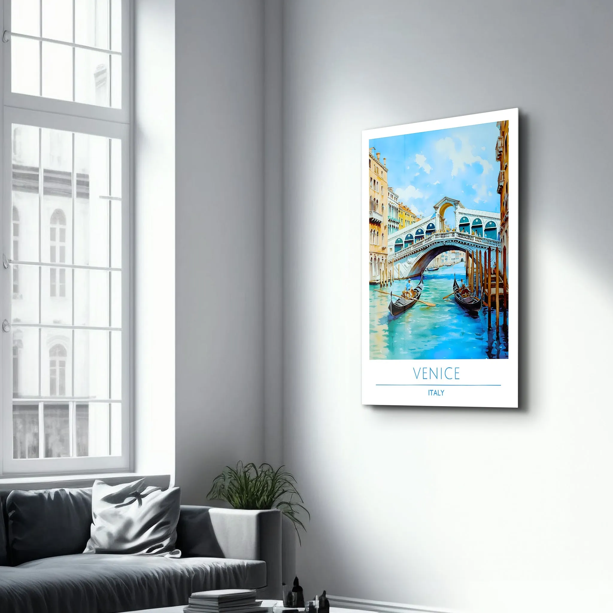 Venice Italy-Travel Posters | Glass Wall Art