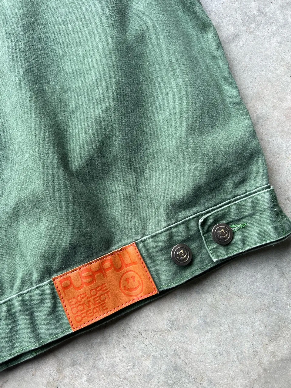 VINTAGE GREEN CANVAS JACKET