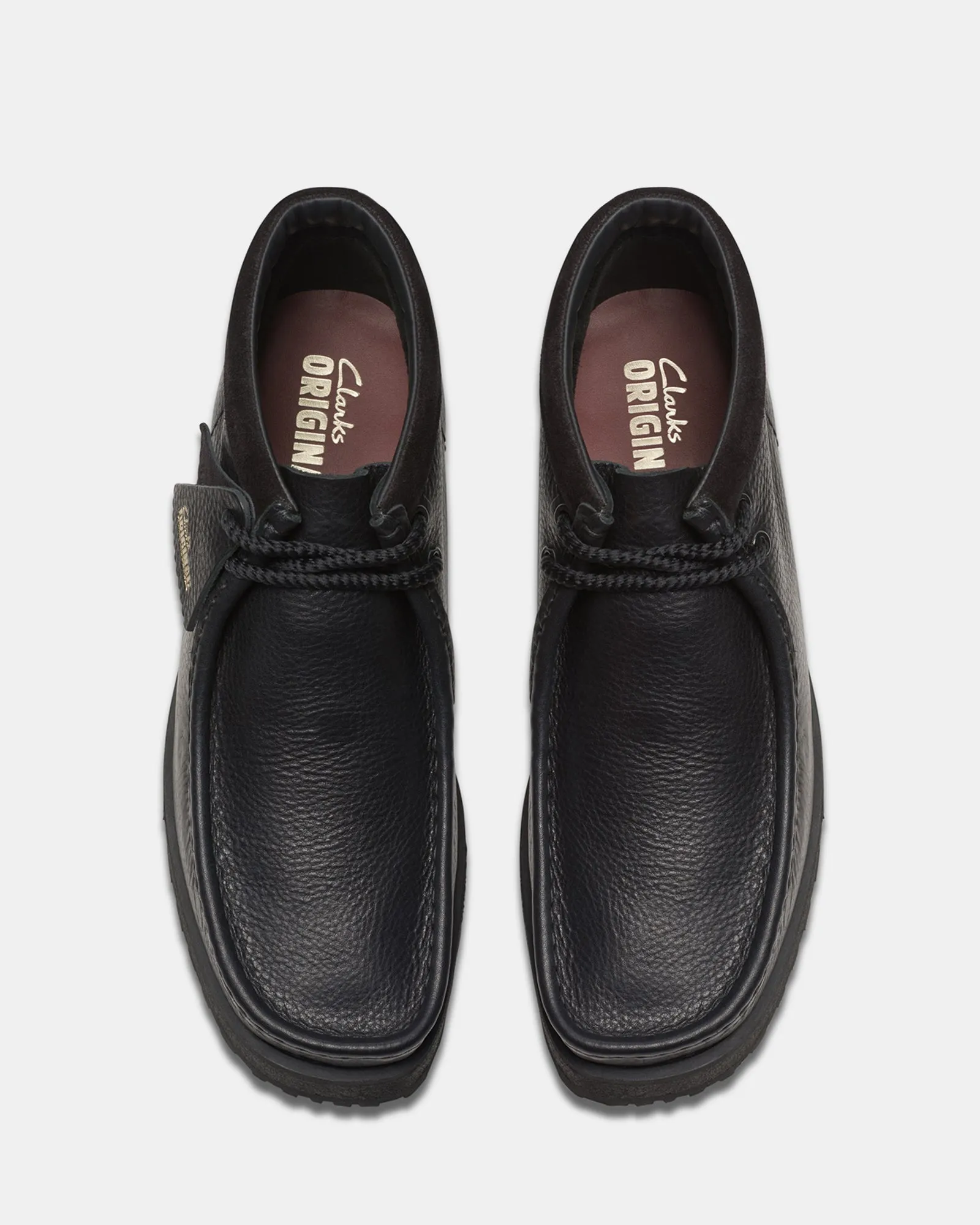 Wallabee Scout (M) Black Leather