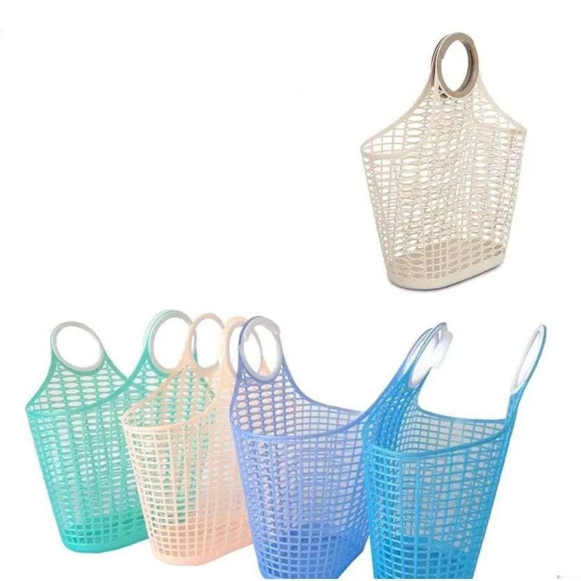 XL Jelly Tote with Closing Handle